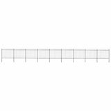Garden Fence Steel Sturdy Rectangular Modern 277637