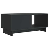 Coffee Table Black 90 x 50 x 40 cm Engineered Wood 894036
