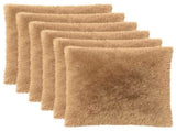 Cushion Cover 6 pcs HEERLEN Taupe 80 x 80 cm PV Fleece 913734