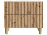 Bedside Cabinet with Drawer 2 pcs Artisan Oak 43 x 34.5 x 48 cm 894544