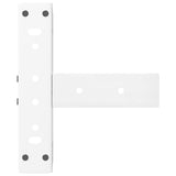 Coffee Table Legs T-Shaped 2 pcs White 38x25x cm Steel 4013025