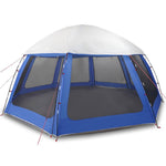 ZNTS Pool Tent with Removable Fly & Mesh Walls Azure Blue 510x510 cm 4100634