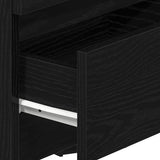 Bedside Cabinets 2 pcs with 2 Drawers Black 40x33x60 cm 858563