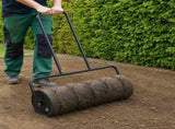 Garden Lawn Roller Pull with Aerator Clamps 30 x 90 cm Steel 3422171