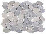 Pebble Tiles Grey 30 x 30 cm River Pebble 42033535