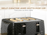 1.7L 3000W Fast Boil Kettle & 4 Slice Toaster Set, Kettle and Toaster Set with 7 Browning Controls, T3398P329562