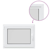 Basement Window RISOR 80x60 cm Tilt&Turn DIN Left White 4108311