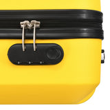 Hardcase Trolley Set 3 pcs Yellow ABS 91876