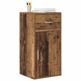 Sideboard with Drawer Old Wood 38 x 34 x 75 cm 869552