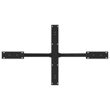 Dining Table Leg Spider Shape Black 120x68x cm Steel 4013112