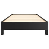 Bed Frame without Mattress Black 90x190 cm Single Single Faux Leather 349839