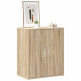 Shoe Cabinet Sonoma Oak 60x35x70 cm Engineered Wood 808921
