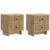 Bedside Cabinet 2 pcs Artisan Oak 43 x 34.5 x 47.5 cm 893854