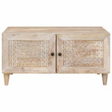 Coffee Table White 80 x 54 x 40 cm Engineered Wood 4018121