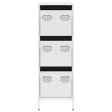 Highboard White 39x35x103.5 cm Steel 851405