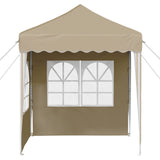 Pop-up Party Tent 195 x 195 x 245 cm Cream Oxford Fabric 42019724