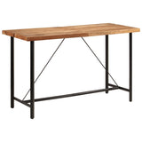 Bar Table 180x70x107 cm Solid Wood Acacia and Iron 356378