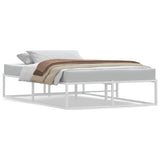 Bed Frame without Mattress White 120x200 cm Metal 4017424