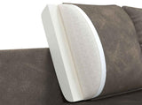 2-Seater Sofa Grey 188 x 81 x 89 cm Faux Leather 42048627