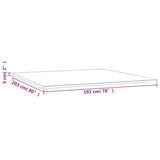 Mattress Topper 193x203x5 cm King 347919
