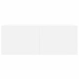 7 Piece TV Cabinet Set White Engineered Wood 3114502