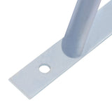 Support Brackets for Fence Post 3 pcs Galvanised Steel 148989
