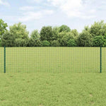 Green Fence Posts 44 pcs Green Metal 3335915
