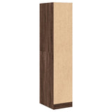 Apothecary Cabinet Brown Oak 30x41x144.5 cm Engineered Wood 855175