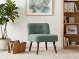 Slipper Chair Sea Green Velvet 42050523