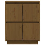 Sideboard Honey Brown 60x34x75 cm Solid Wood Pine 813378