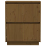 Sideboard Honey Brown 60x34x75 cm Solid Wood Pine 813378