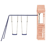 Outdoor Playset Natural wood and blue Solid Douglas Fir wood Large 3156926