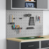 Tool Wall Panel 2 pcs Grey 100 x 1 x 60 cm 4103481