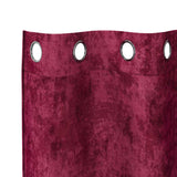 Velvet Curtains 2 pcs Wine Red 260 x 140 cm Velvet 4107647