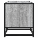 TV Cabinet Grey Sonoma 100x35x41 cm Engineered Wood and Metal 848837