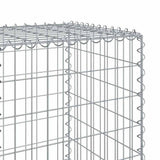 Gabion Basket with Cover 1200x50x150 cm Galvanised Iron 3295165