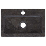 Sink Black 38x24x6.5 cm Marble 149187