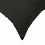 Cushion Cover 12 pcs HEERLEN Black 40 x 80 cm Polyester 910017