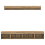 TV Wall Cabinet Set 5 pcs Artisan Oak Engineered Wood 3402953