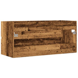 Sink Cabinet Old Wood 100x38.5x45 cm Engineered Wood 856252