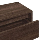4 Piece Hallway Furniture Set Brown Oak Engineered Wood 847925