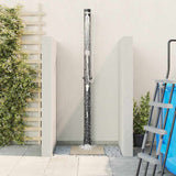 Outdoor Solar shower Black 217 cm PVC and Aluminium 42003410