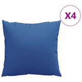 Sofa Cushions 4 pcs Royal Blue 60x60 cm Fabric 360413