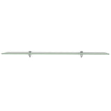 ZNTS Floating Shelves 2 pcs Glass 100x20 cm 8 mm 3051541