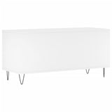 Record Cabinet White 100x38x48 cm Engineered Wood 831748
