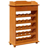 Wine Rack Brown 58 x 28 x 90 cm Solid Pine Wood 4012190