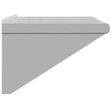 ZNTS Wall Shelf 75x45x31 cm Silver Stainless Steel 30274