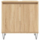 Bathroom Cabinet Sonoma Oak 58x33x60 cm Engineered Wood 831583