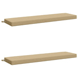 2-Piece Bench Cushions SOEST 2 pcs 100% Polyester Beige 949803