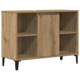 Sink Cabinet Artisan Oak 80x33x60 cm Engineered Wood 857136